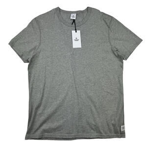 Reigning Champ Lightweight Cotton Jersey Grey T-Shirt Size L